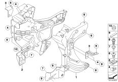 Front panel carrier