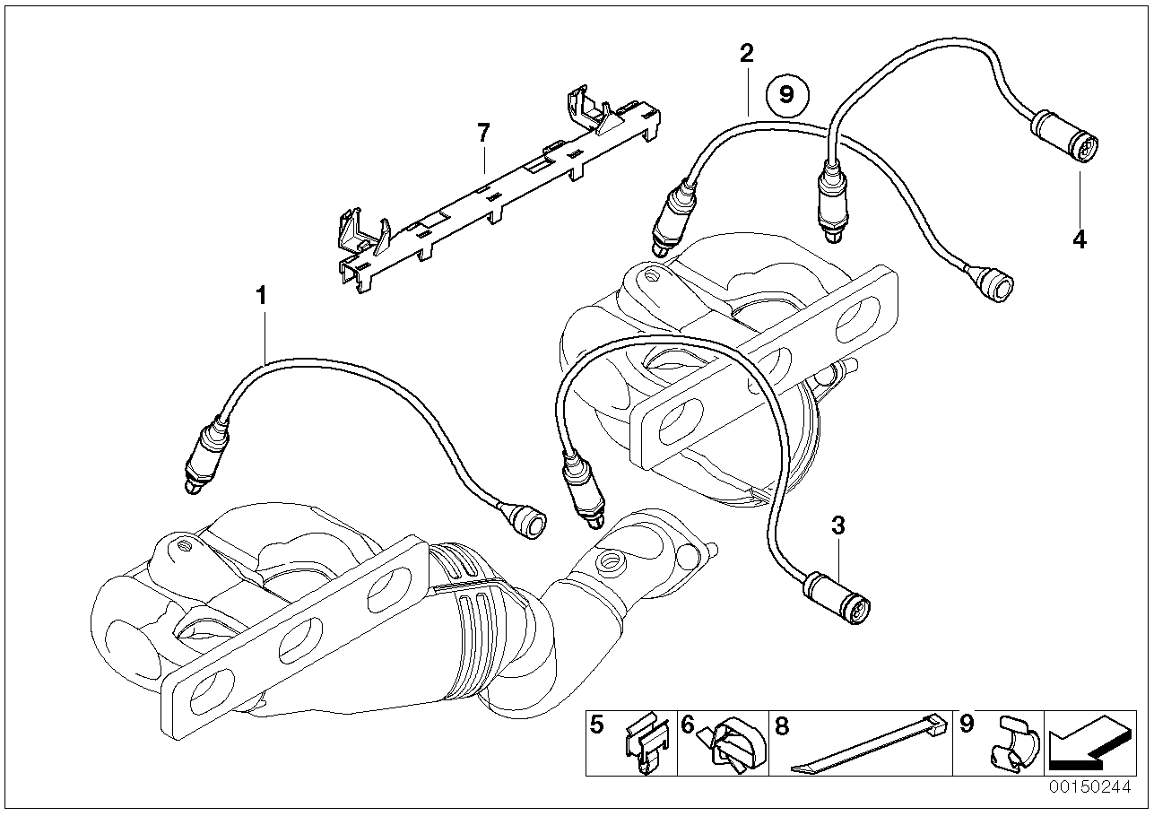 Lambda Probe Fixings