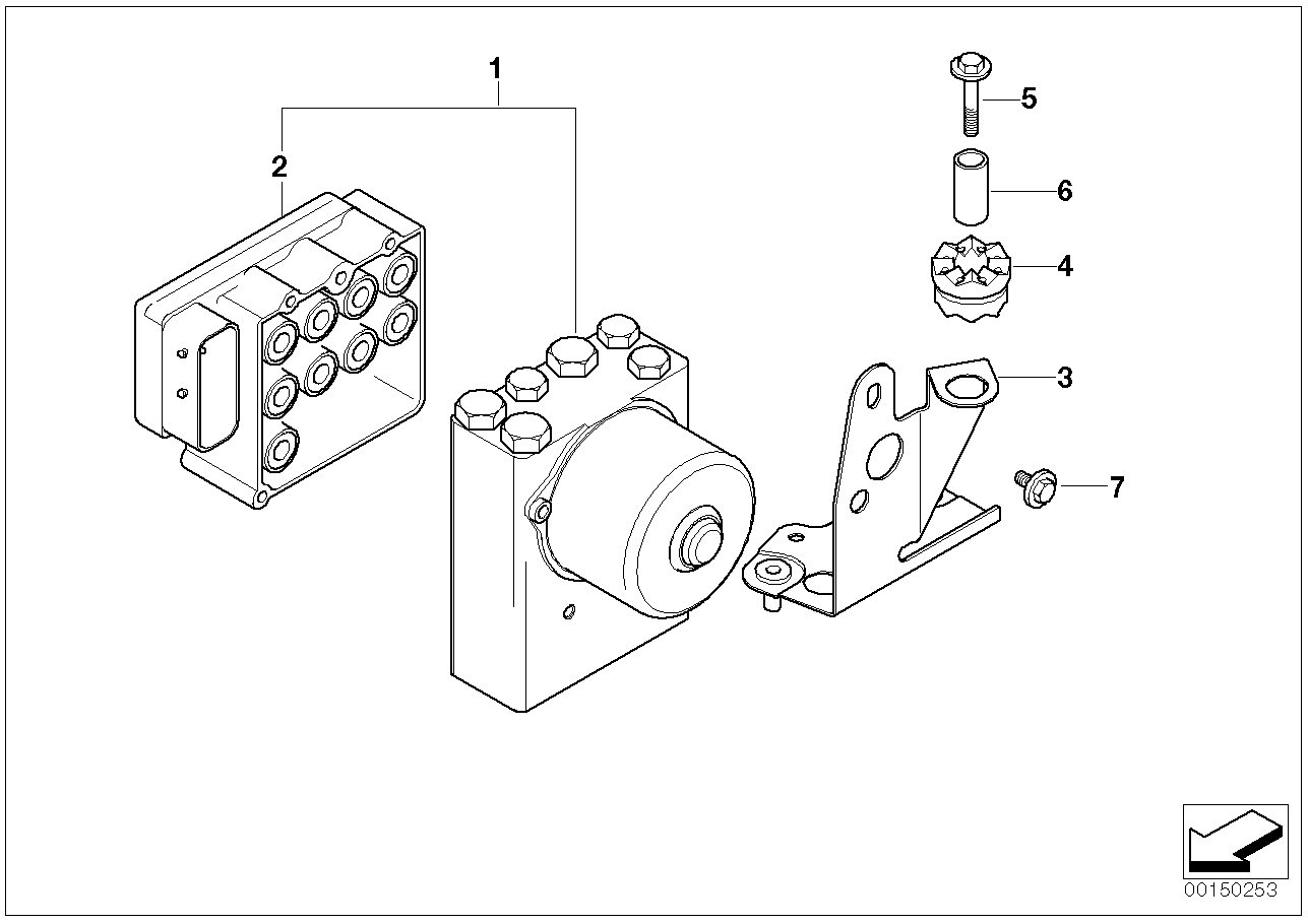 ASC hydroaggregat/styrdon/fäste