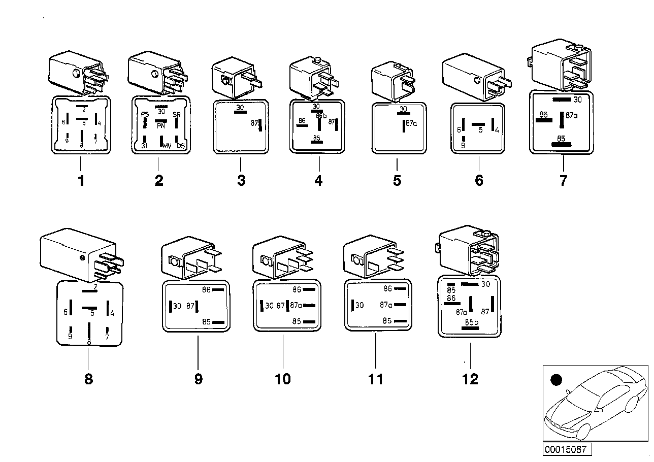 Various relays and modules