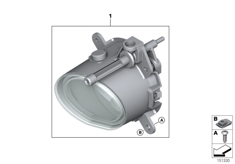 Installing set fog lamps