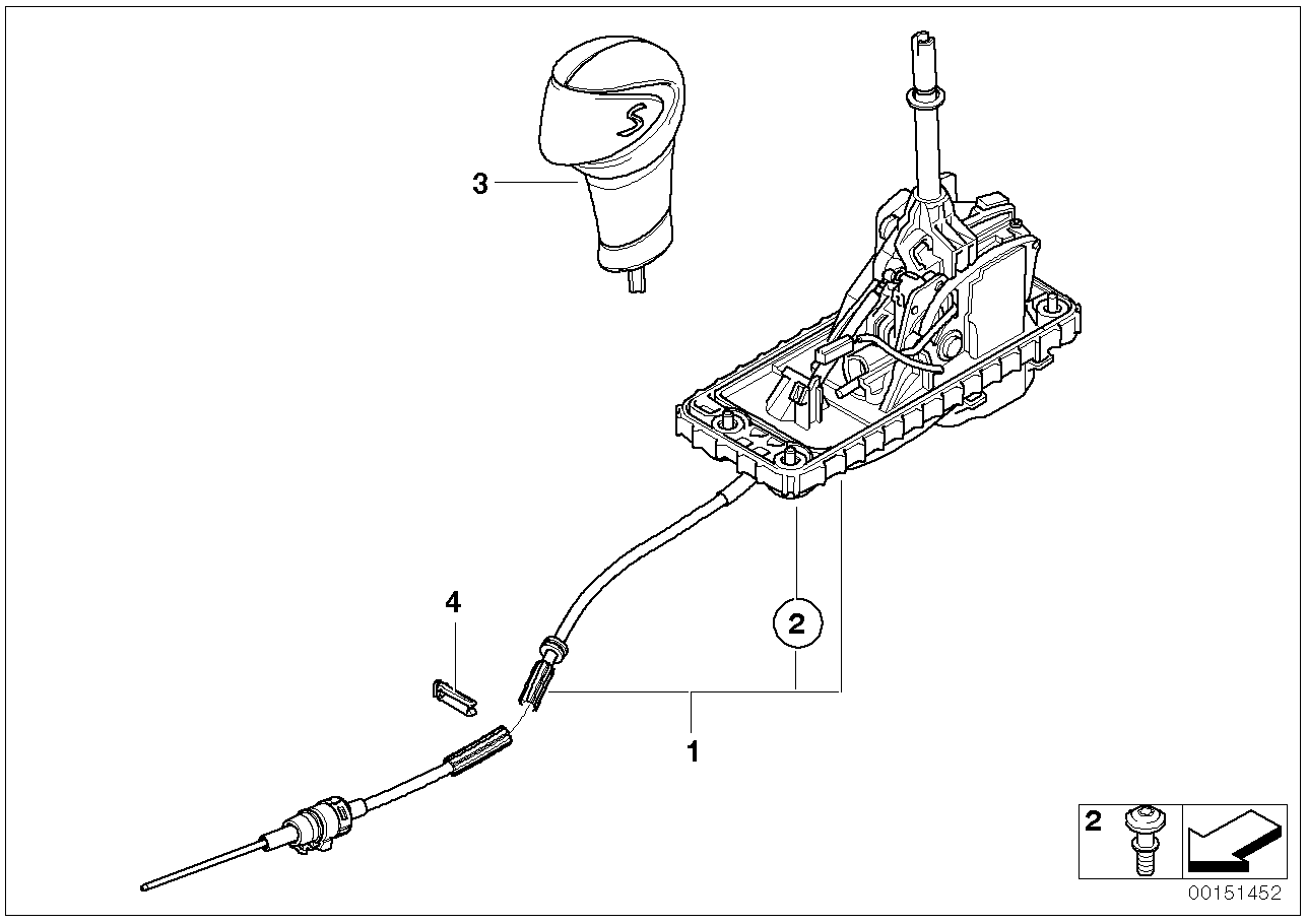 Autom.transmiss.steptronic shift parts