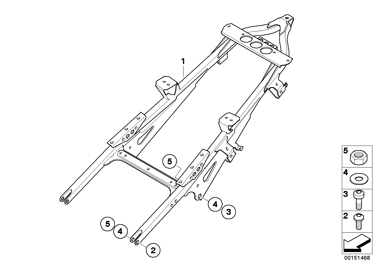 Quadro traseiro