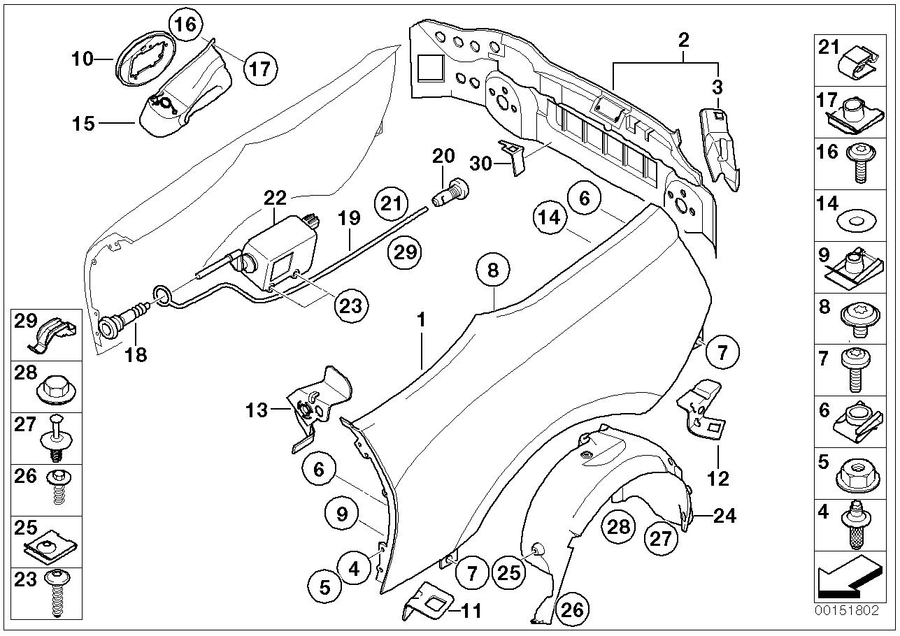 Seitenwand/Heckverkleidung