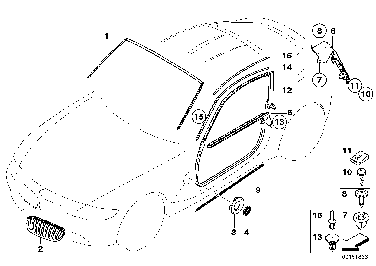 exterior trim / grille