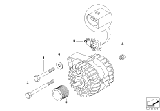 Generator, individual parts