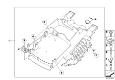 Rear carrier part