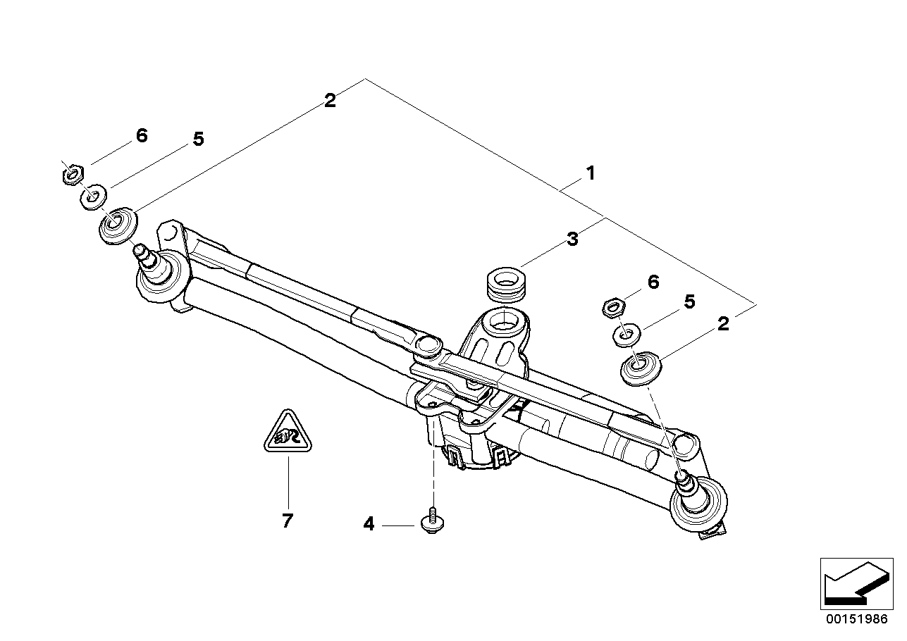 Single wiper parts