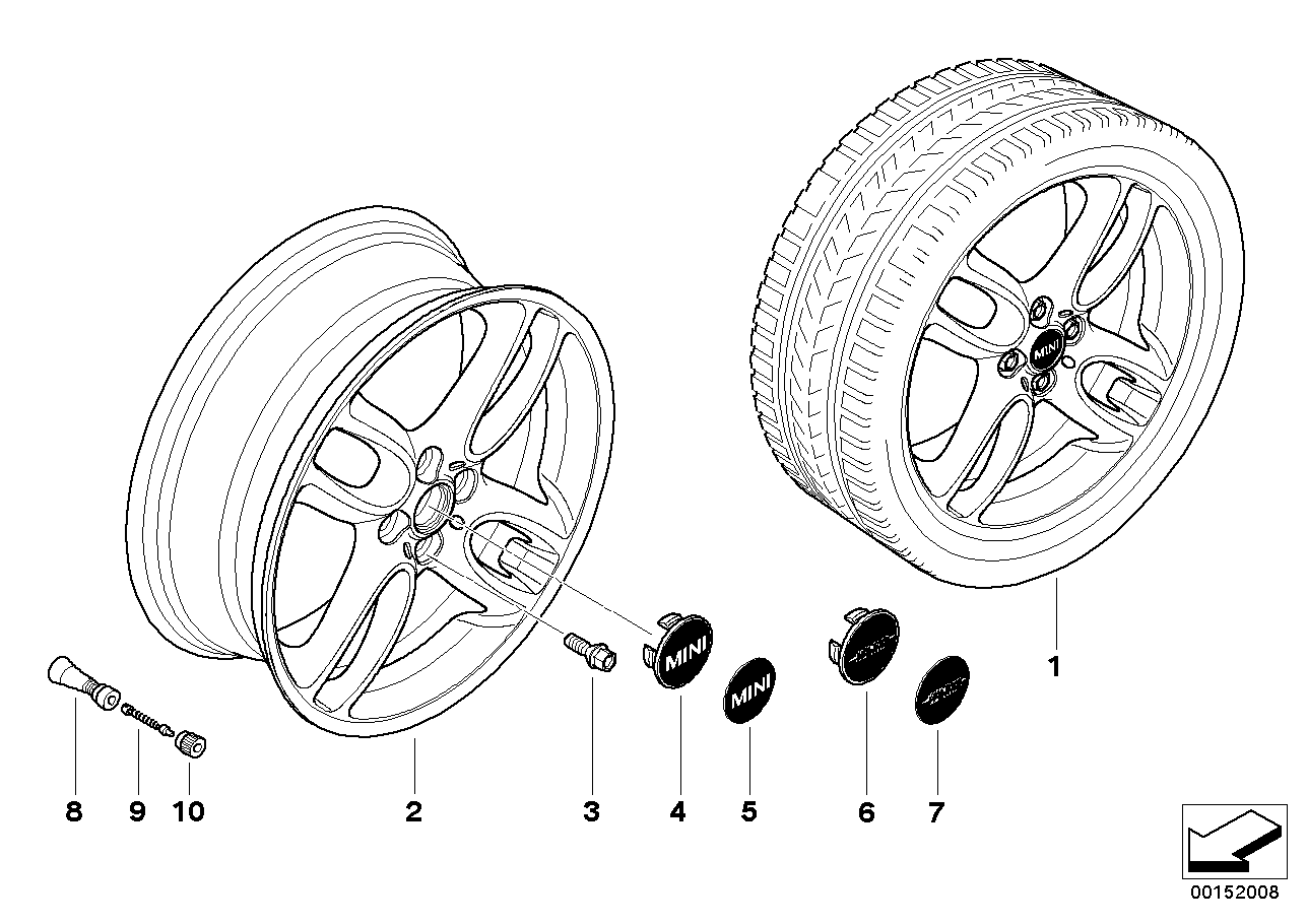 MINI LA wheel R107 GP
