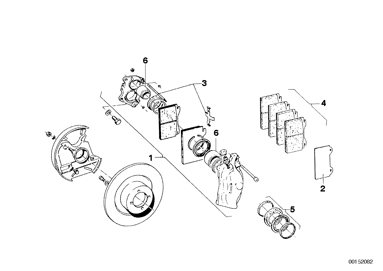 Bremsscheibe/Sattel/Anbauteile/vorne