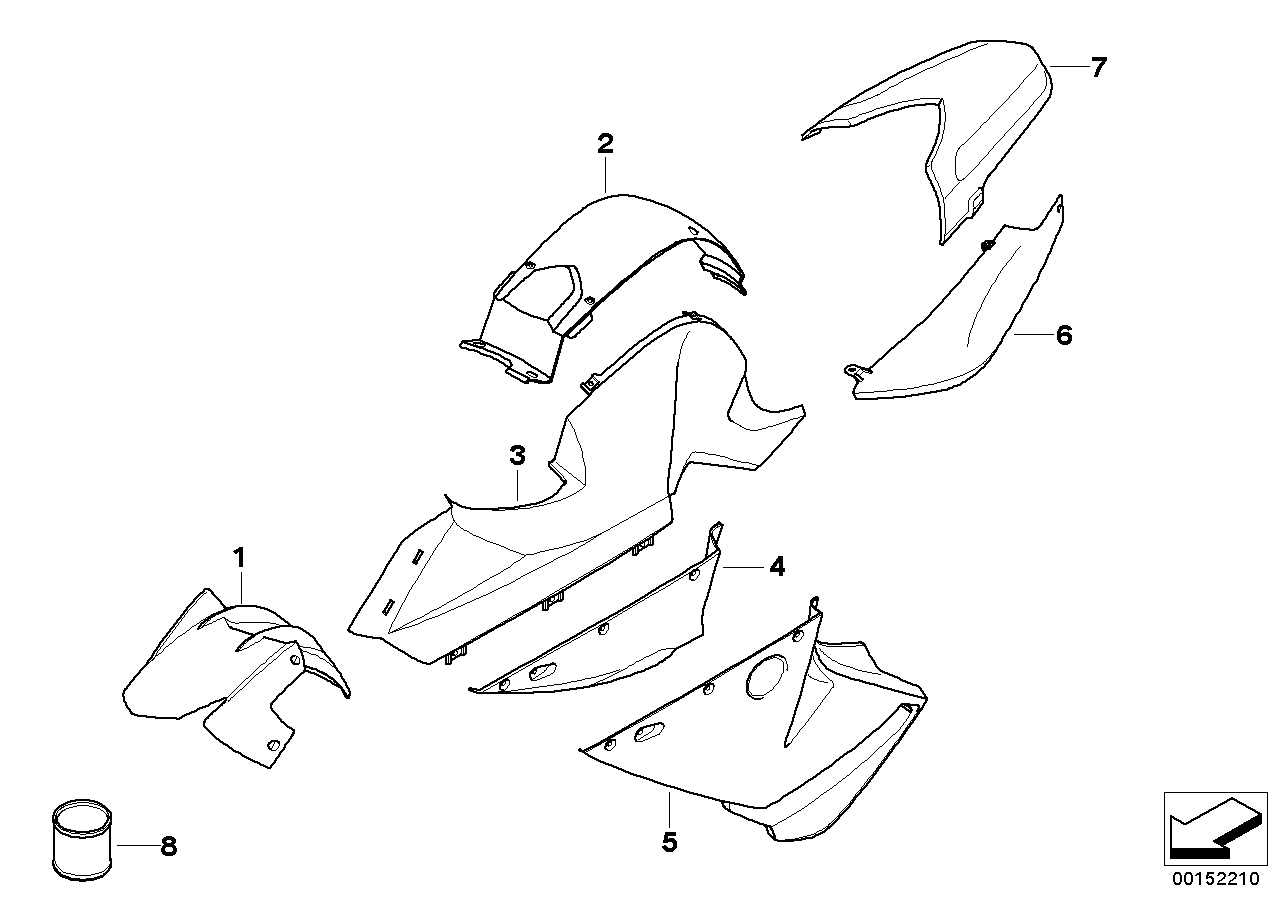 Lakované díly M741 champagner