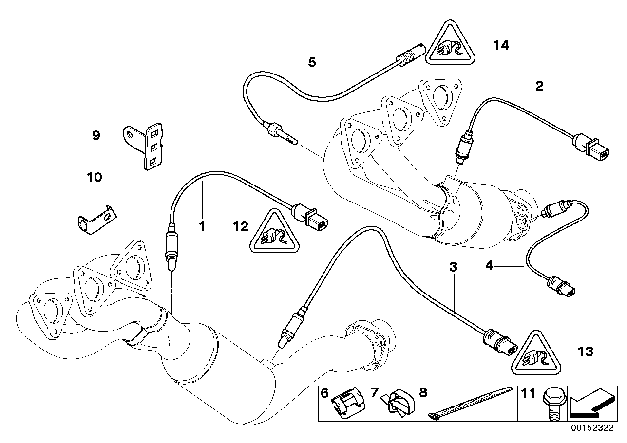 Lambda Probe Fixings