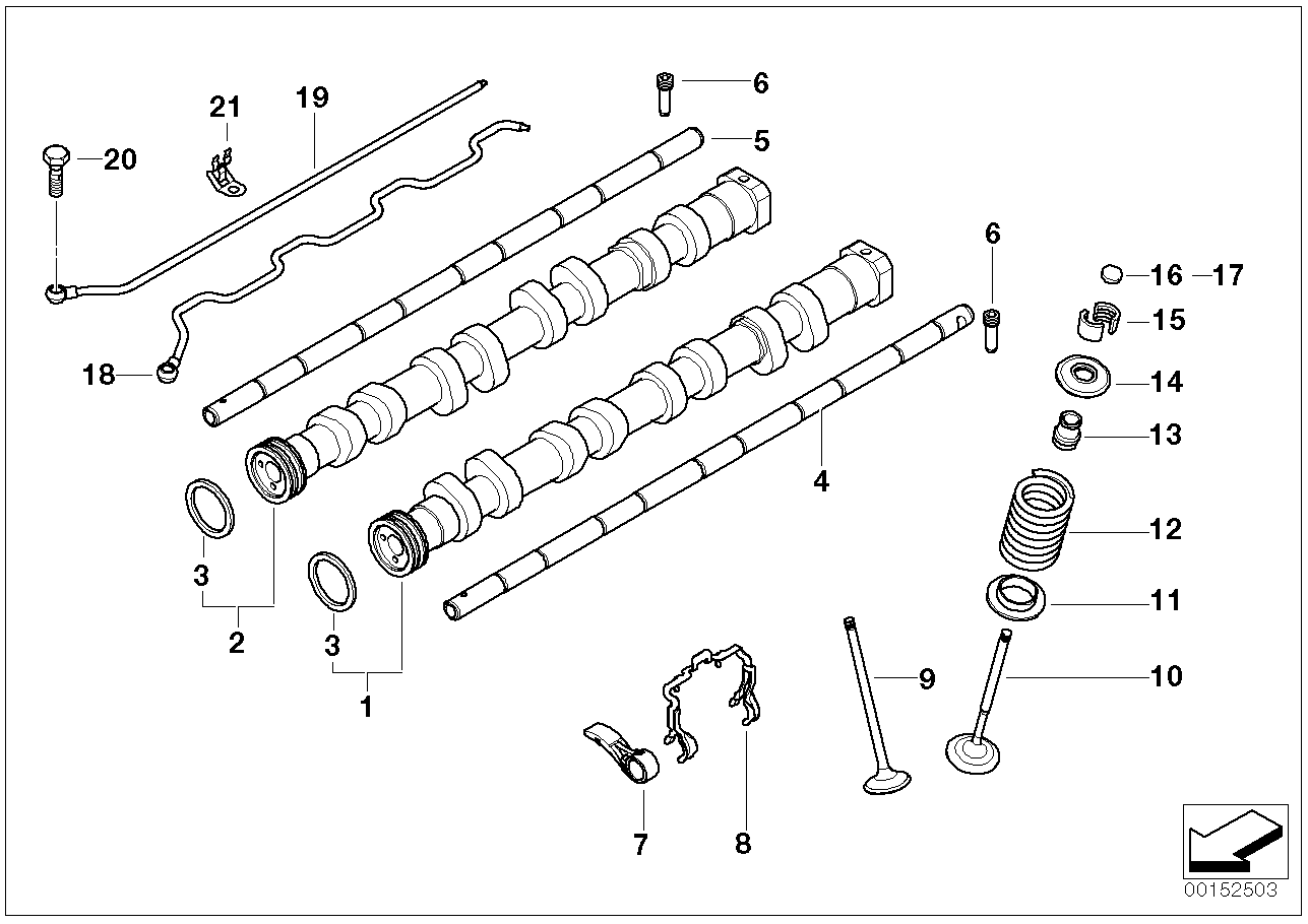 Distributie - nokkenas/ventiel