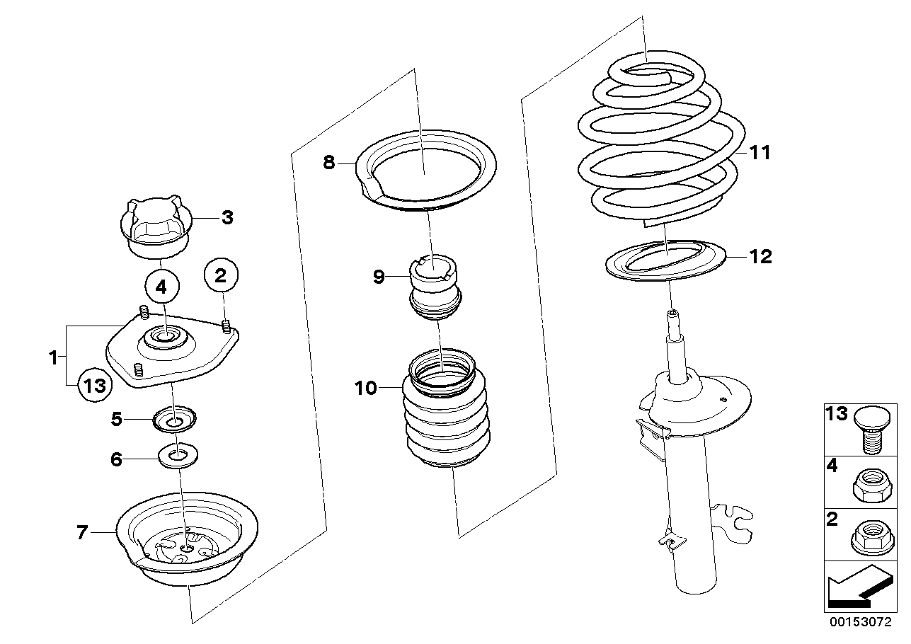 Schraubenfeder/Stützlager/Anbauteile