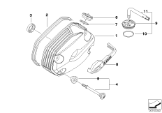 Cylinder head cover