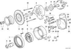 Generator Einzelteile 105A