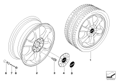Jante mini rotator spoke (Styl. 101)
