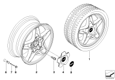 MINI alloy wheel S-Winder 102