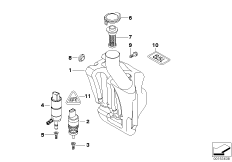 Windshield cleaning container