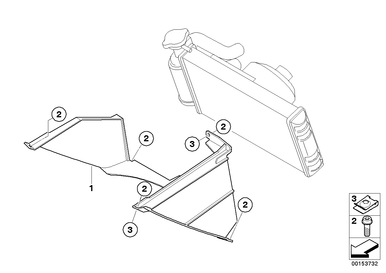 Guia de aire delantero