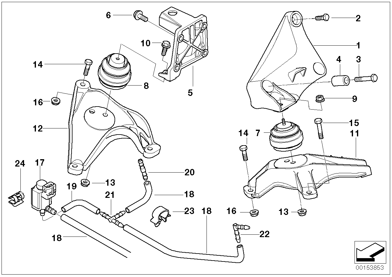 Motorophanging