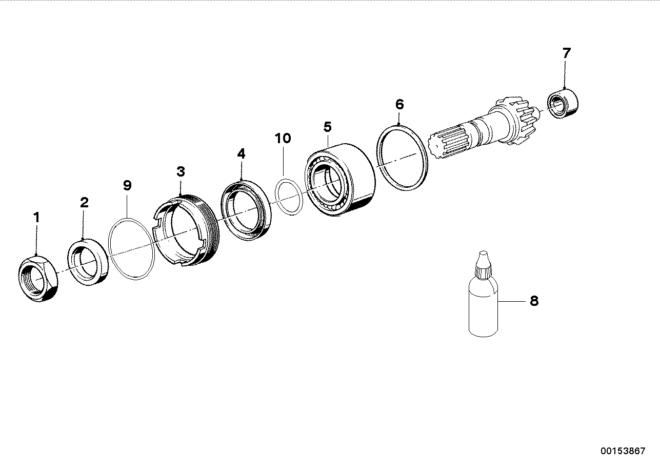 Konik dişli/Mesafe pulları