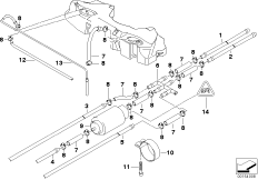 Fuel pipe, Diesel pump