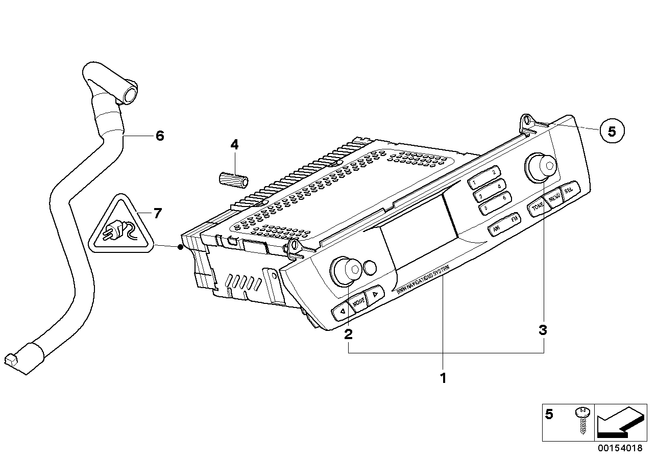 Radio BMW navigation