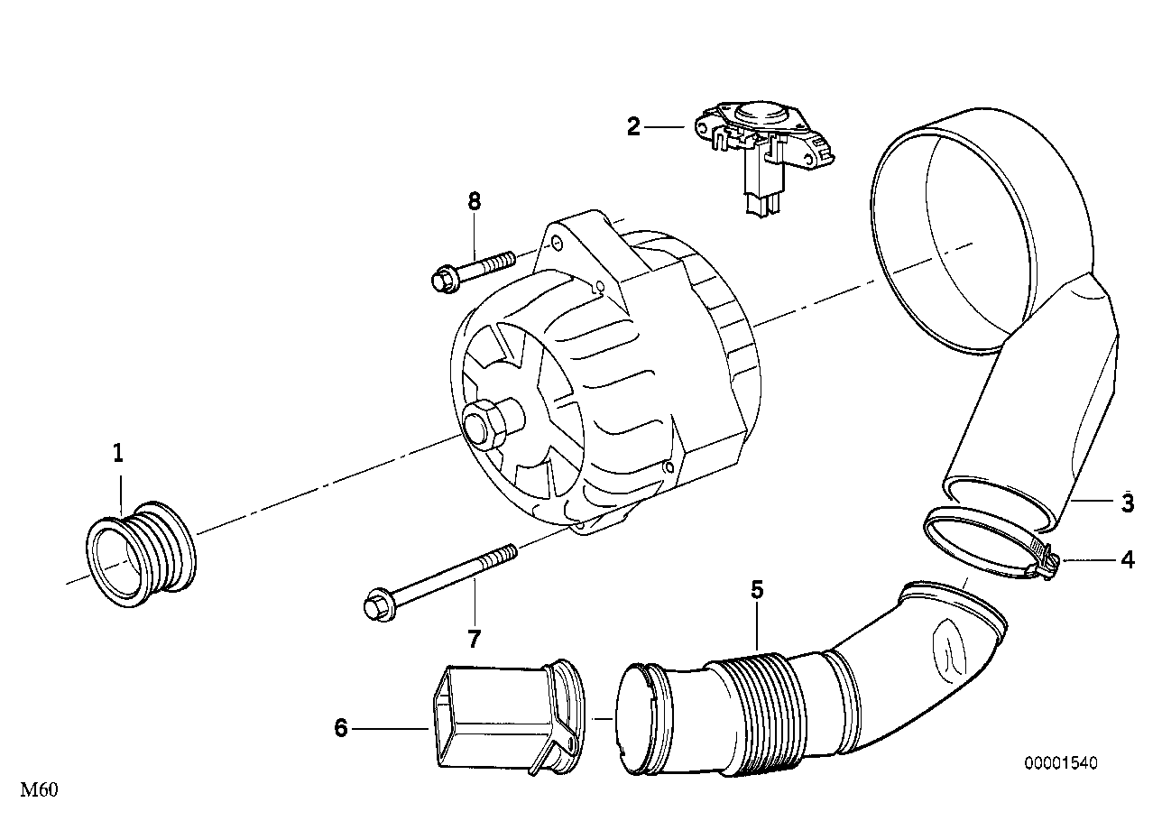 Alternatör, Münferit parçalar-140A