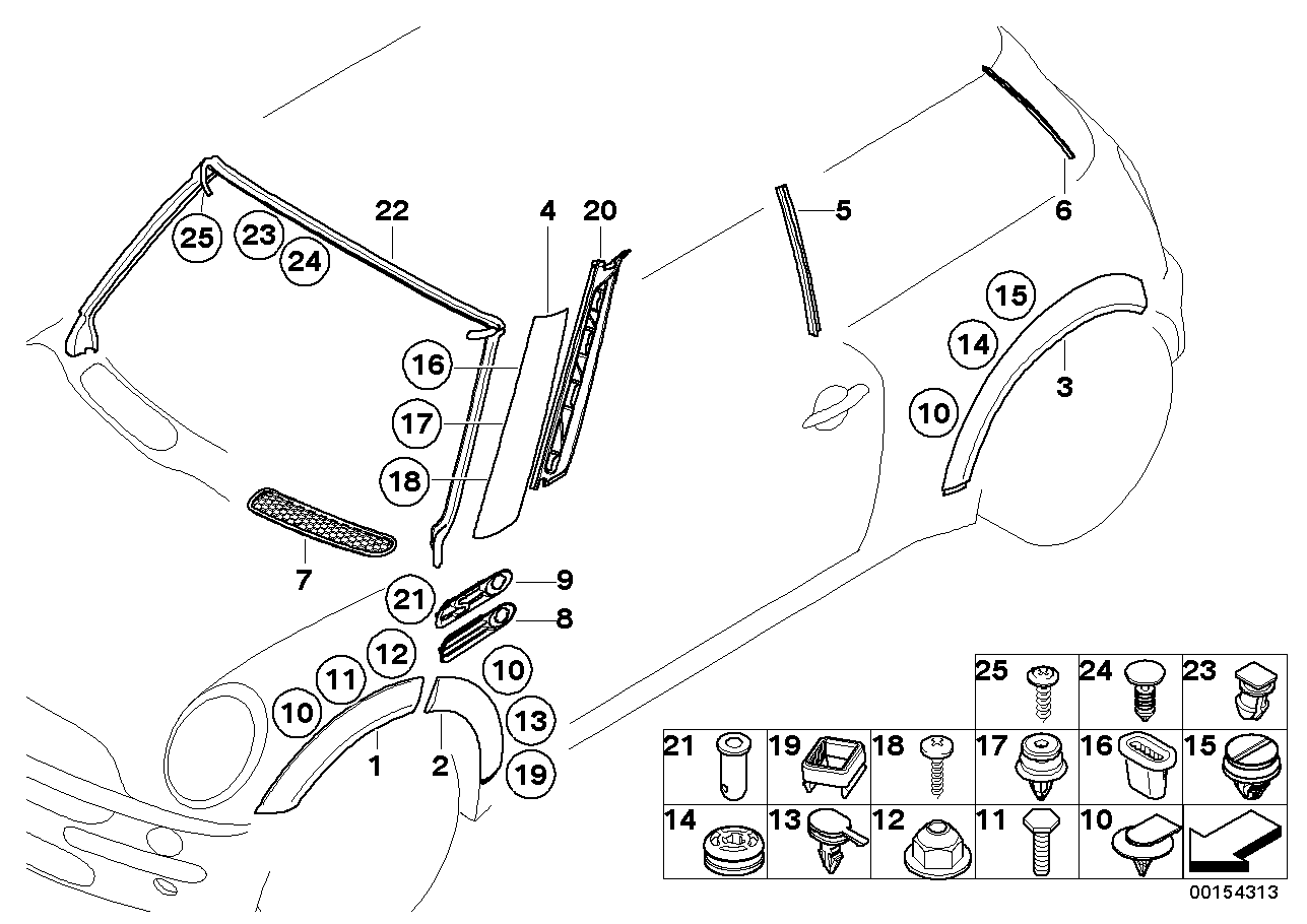 Äussere Blenden / Ziergitter