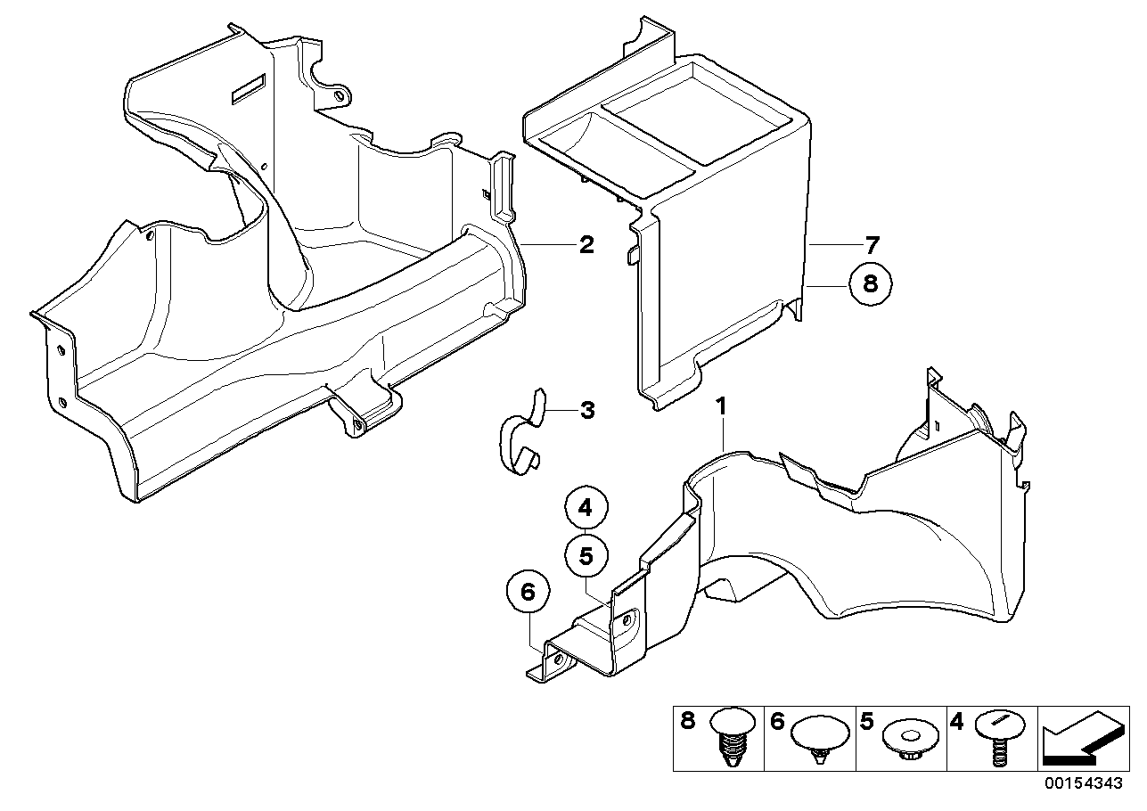 Lateral trunk floor trim panel