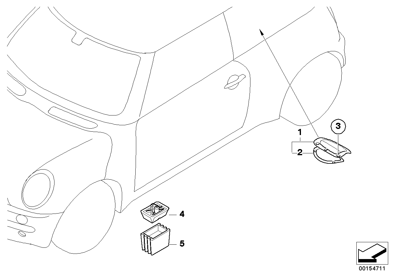 Pièces diverses de carrosserie