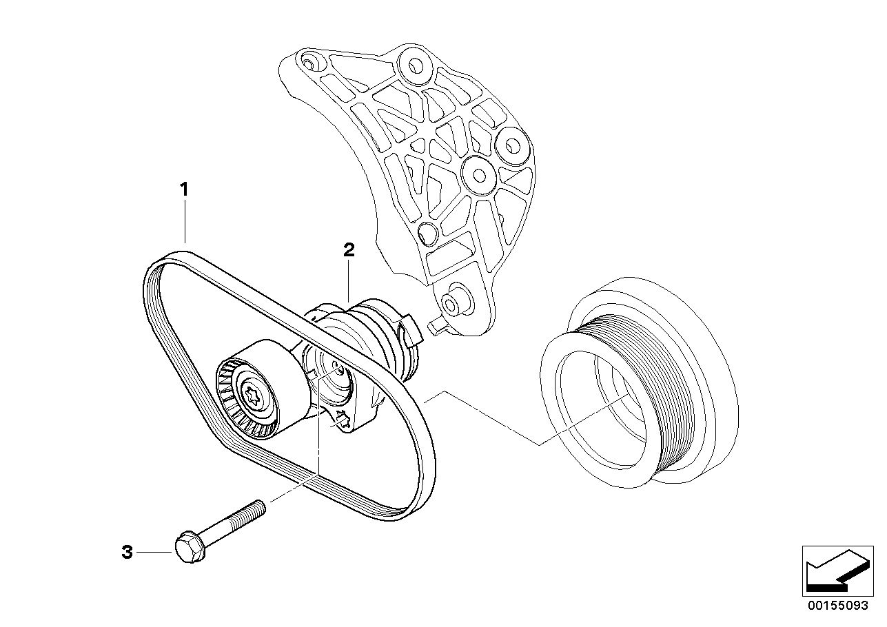 A/C コンプレッサー用ベルト