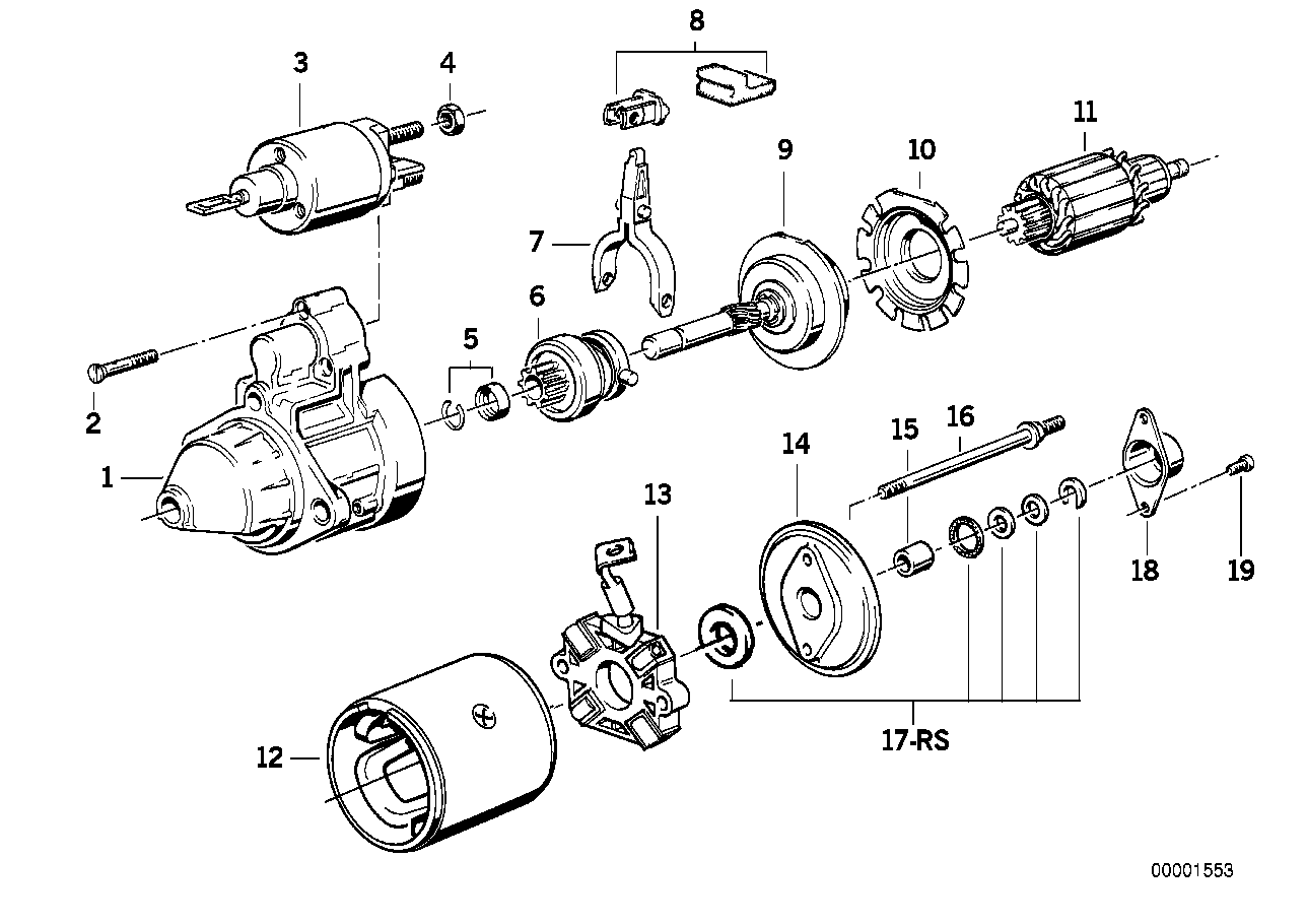 스타터,개별 부품,1.4kW