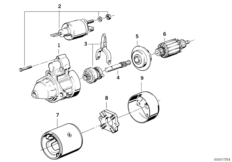 Startmotor onderdelen 2,2kw