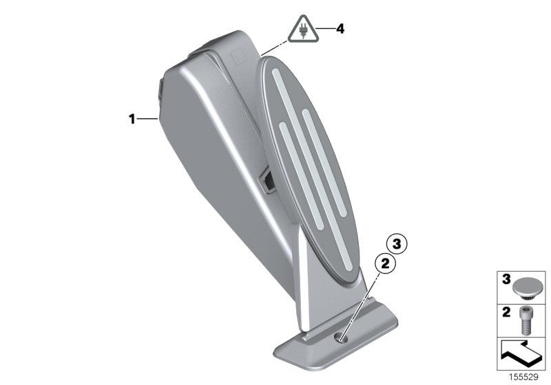 Cde d'accélérateur/module pédale d'accél