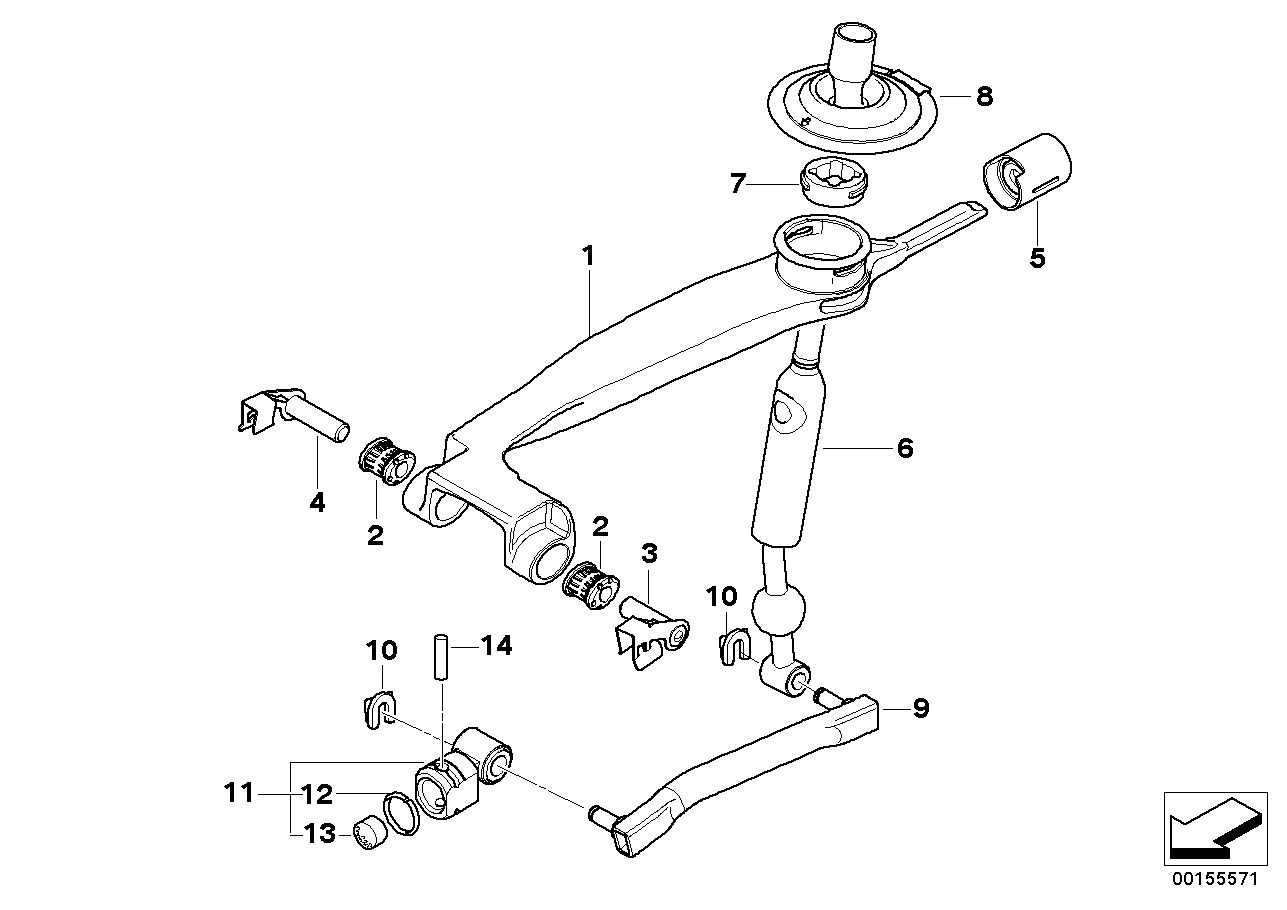 Gearshift, mechanical transmission