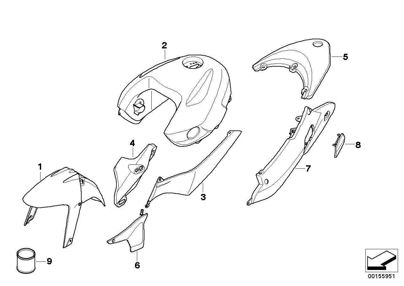 Окрашен.детали M989 kristall-grau мет.