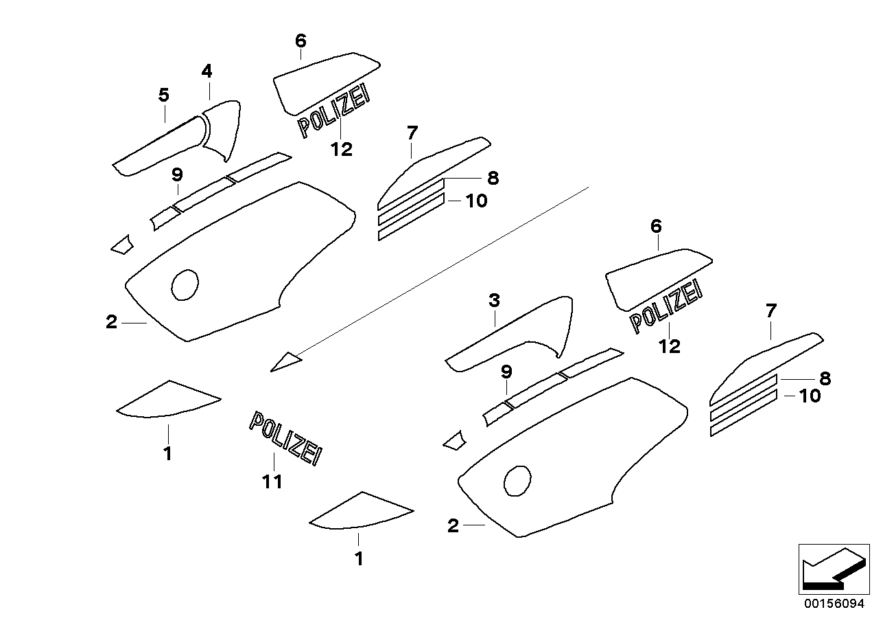 ラベル､公用車