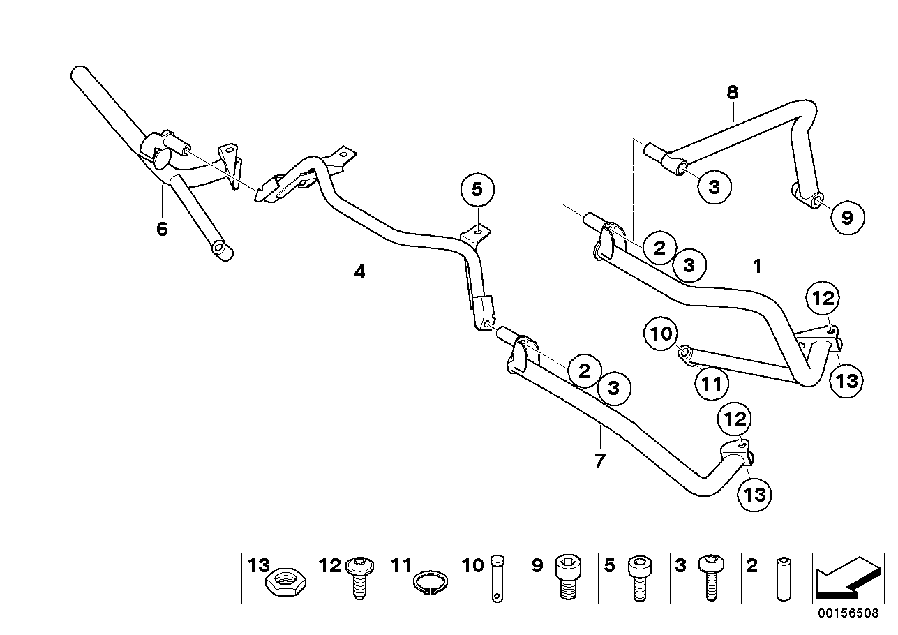 Schutzbügel hinten