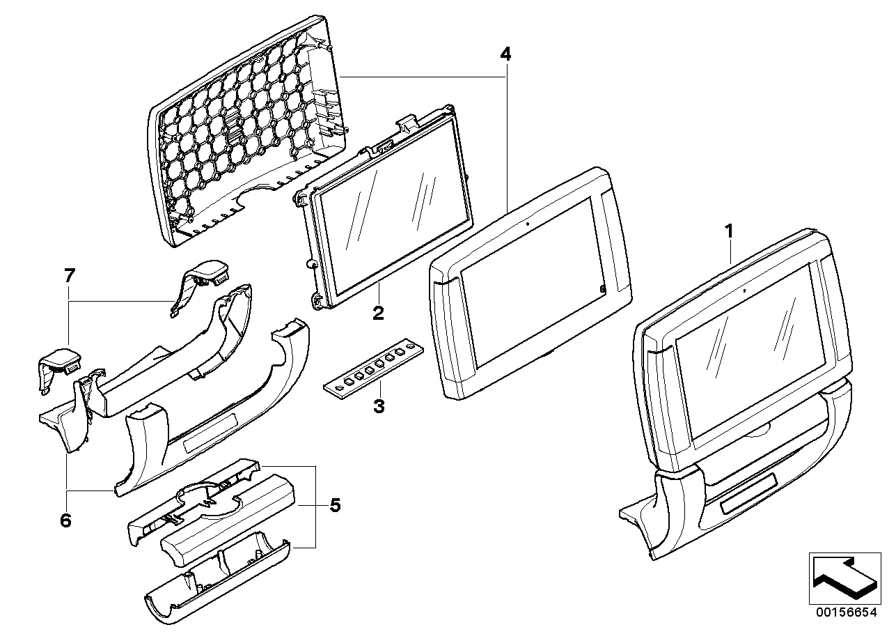 Moniteur arrière