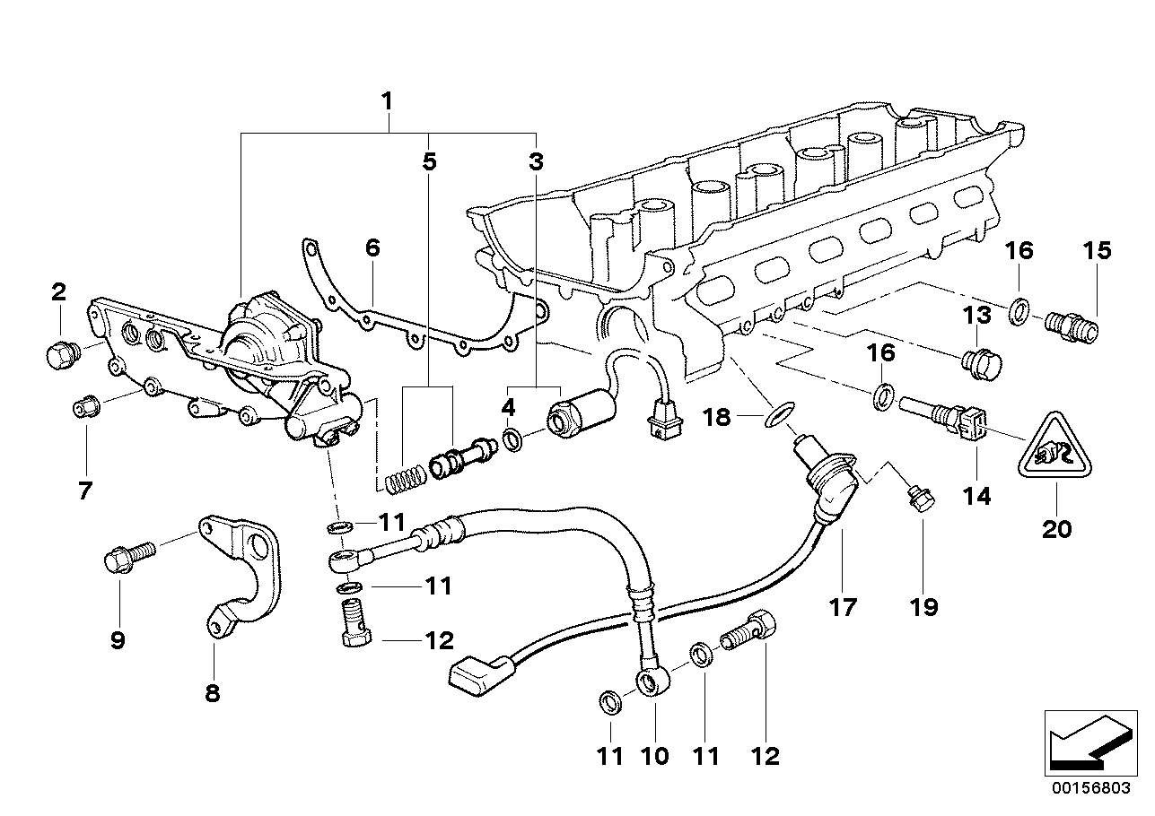 Cylinder head Vanos