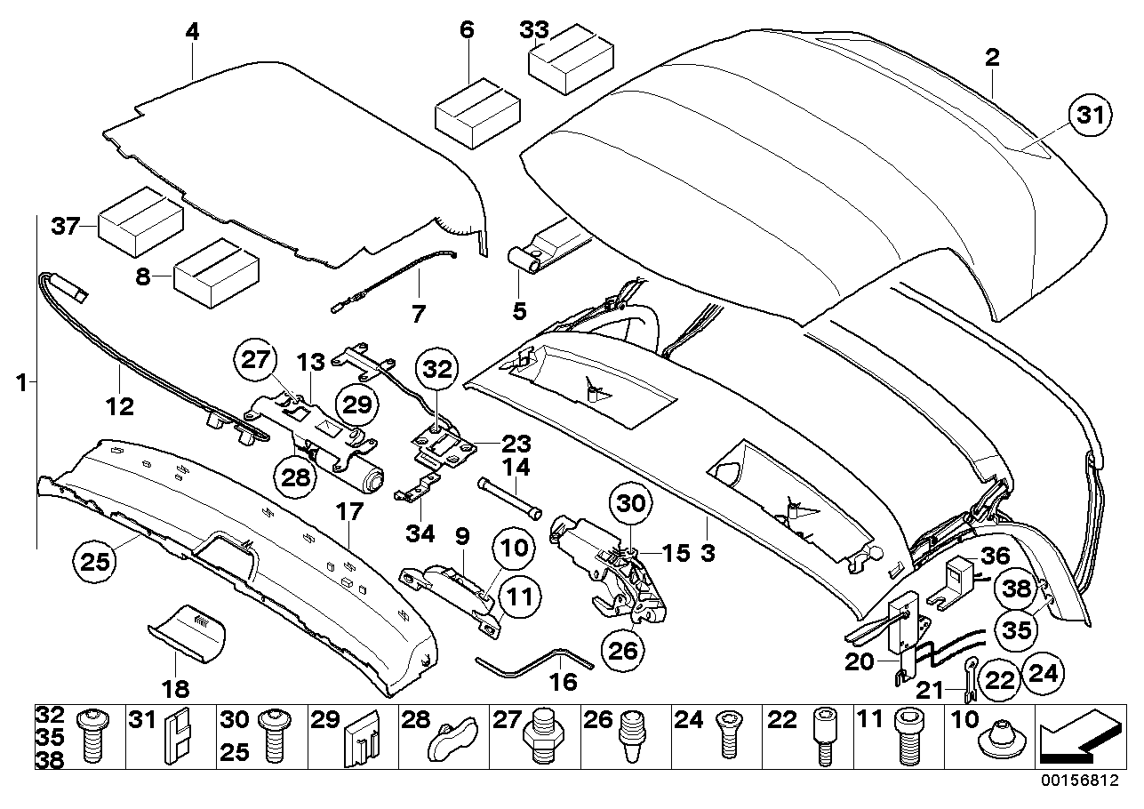 Folding top