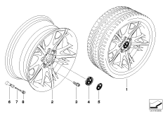 BMW LA wheel, start spoke 241
