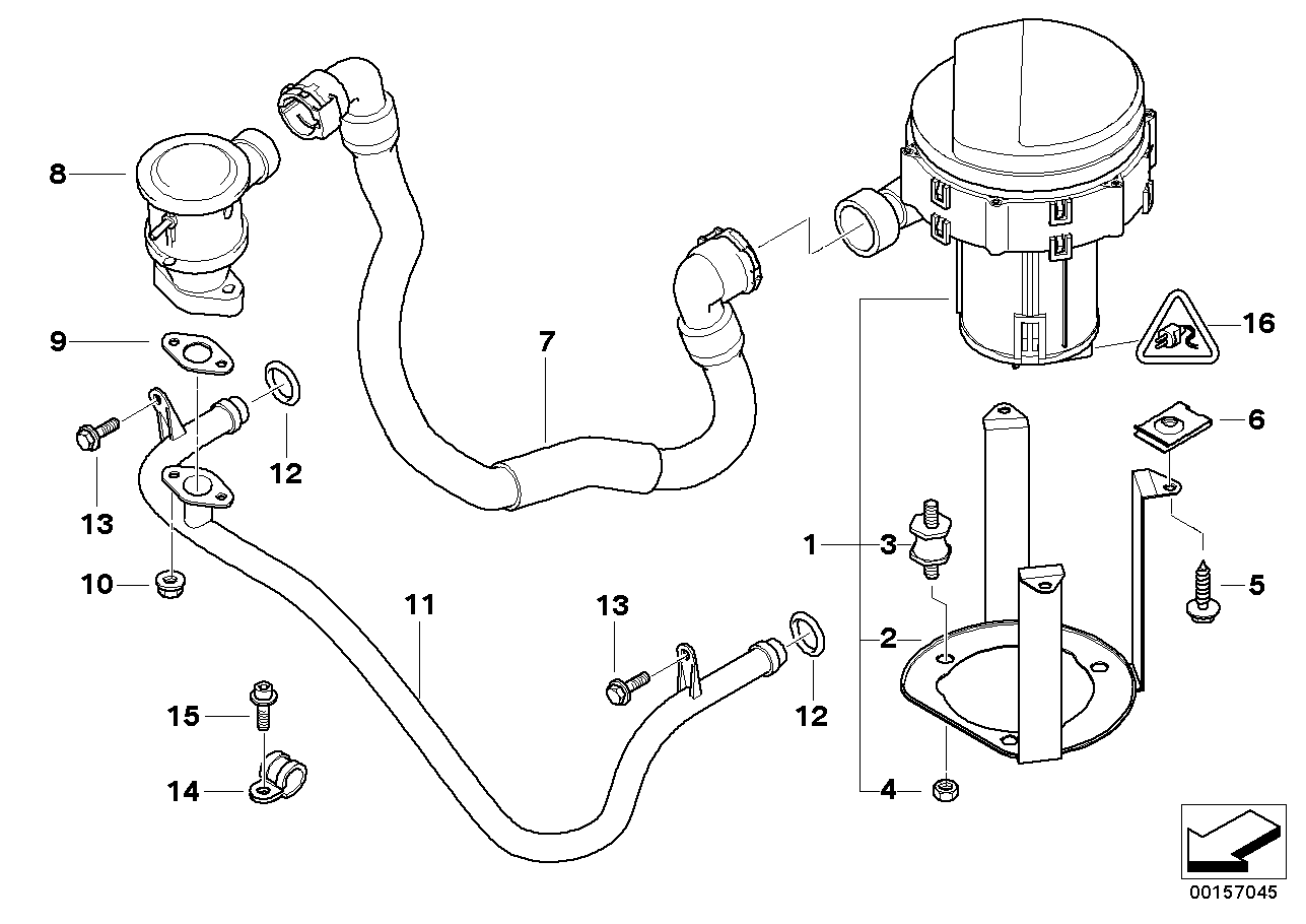 排気ガス/有害物質削減装置エア ポンプ