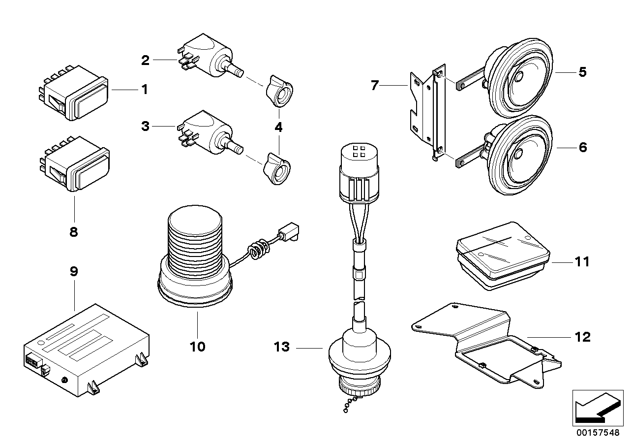 単体部品、公用車