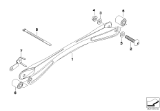 Tension struts with mounting