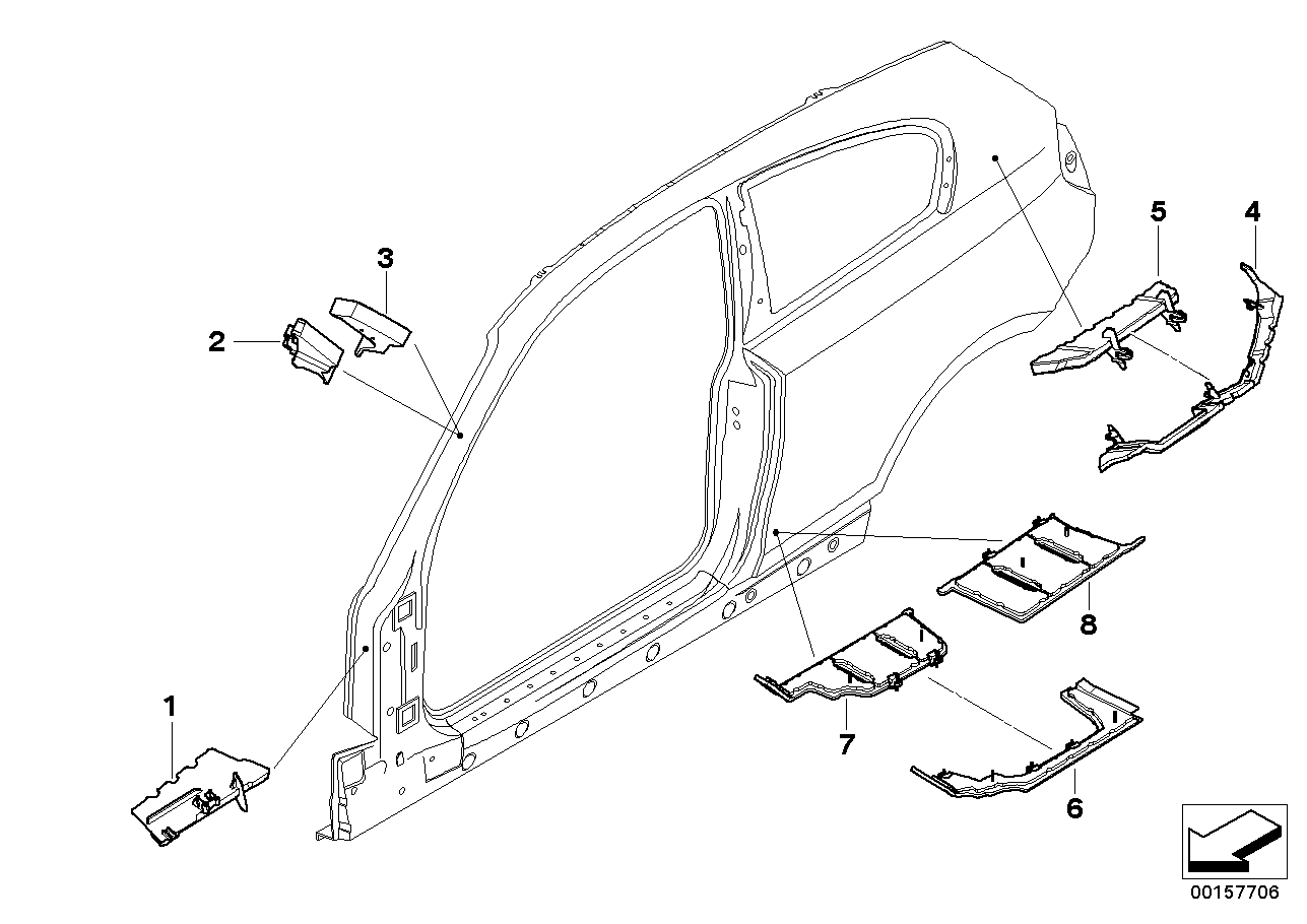 Hålrumsavskärming sidoram