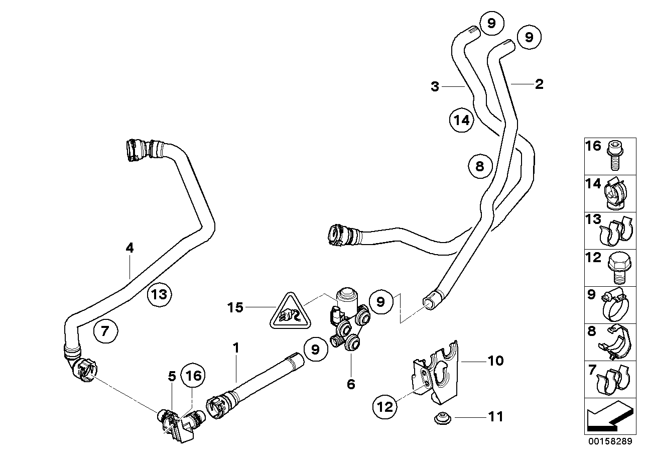 water hoses/water valve