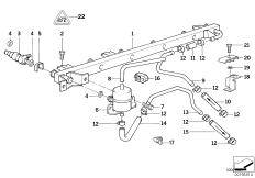 Valves/Pipes of fuel injection system